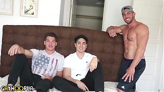 Paul Tiller and Lucas Garza - romantic gay anal sex